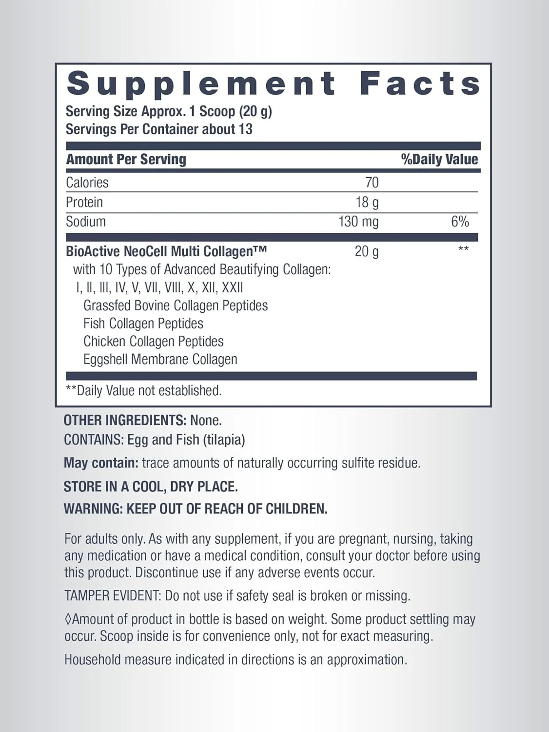 پودر کلاژن NeoCell Super Multi | 255 گرم | شامل 10 نوع کلاژن | مناسب پوست، مو و ناخن | مکمل زیبایی | پودر بدون طعم | برای زنان و مردان پودر کلاژن NeoCell Super Multi | 255 گرم | شامل 10 نوع کلاژن | مناسب پوست، مو و ناخن | مکمل زیبایی | پودر بدون طعم | برای زنان و مردان