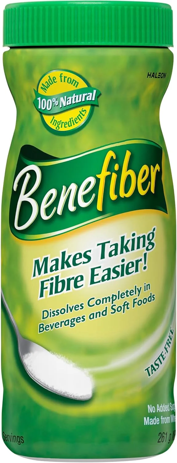 پودر مکمل فیبر بدون طعم و بدون شکر Benefiber برای سلامت دستگاه گوارش، ۷۴ سروینگ، ۲۶۱ گرم