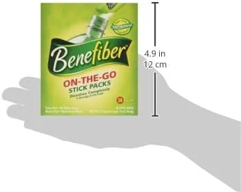 مکمل فیبر Benefiber، بدون طعم، کاملا حل می شود، 2 بسته 28 عددی (4 گرمی)