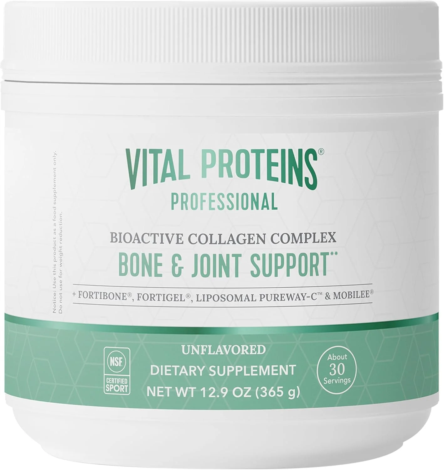 کمپلکس کلاژن بیواکتیو حرفه ای Vital Proteins، پشتیبانی از استخوان و مفاصل، 365 گرم کمپلکس کلاژن بیواکتیو حرفه ای Vital Proteins، پشتیبانی از استخوان و مفاصل، 365 گرم