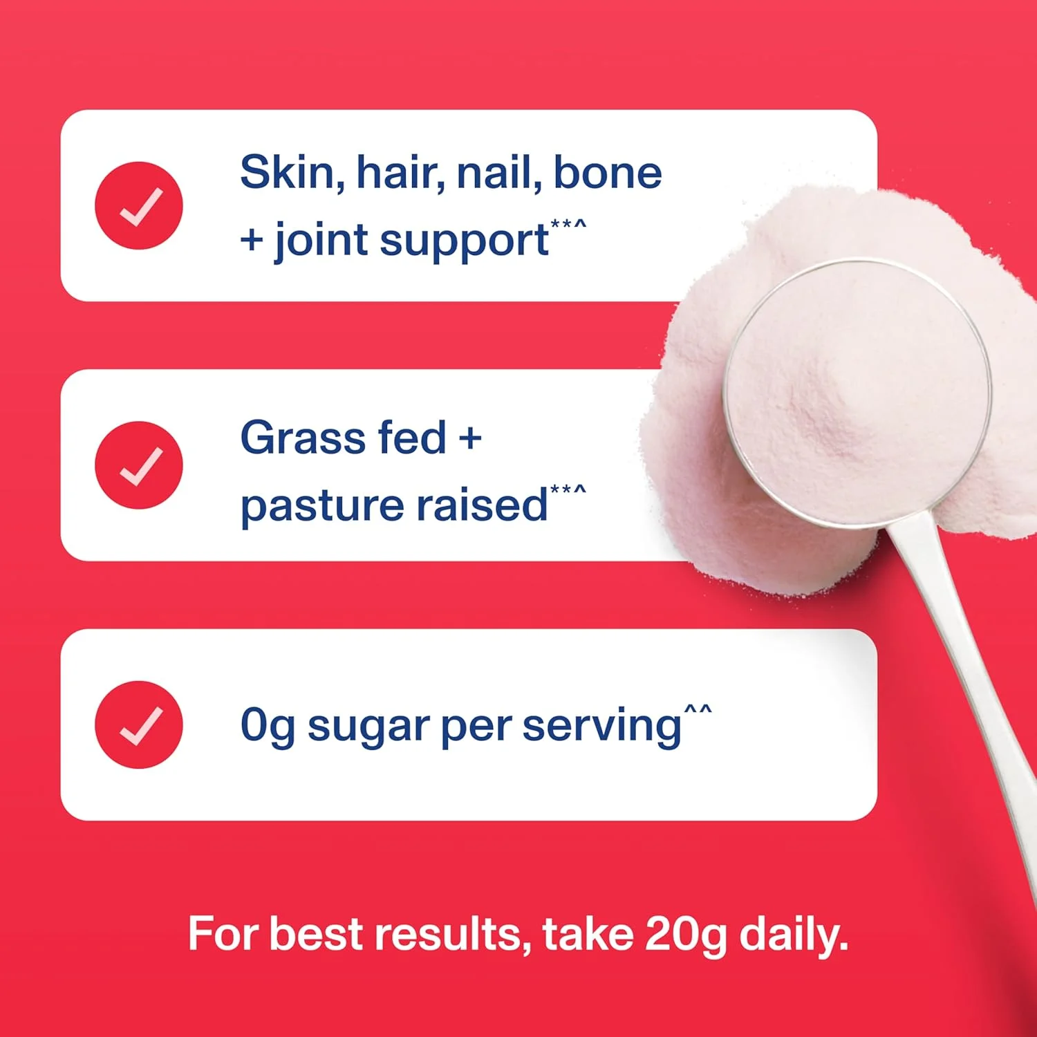 پودر پپتیدهای کلاژن Vital Proteins - پودر با طعم یخ در بهشت برای سلامت مو، ناخن، پوست، استخوان و مفاصل، 746 گرم