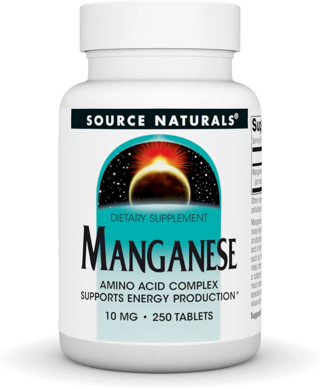 منگنز Source Naturals، آمینو اسید کلاته - پشتیبانی از تولید انرژی - 250 قرص منگنز Source Naturals، آمینو اسید کلاته - پشتیبانی از تولید انرژی - 250 قرص