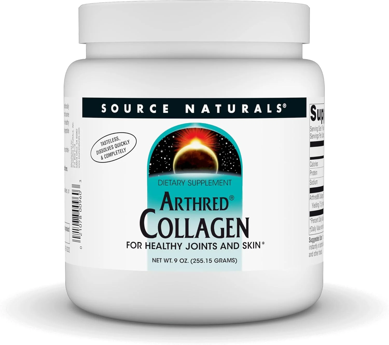 پودر پروتئین کلاژن Arthred Source Naturals - پپتیدهای هیدرولیز شده با قابلیت حل سریع و بدون طعم - پشتیبانی ضد پیری برای سلامت استخوان، مفاصل و پوست - 255 گرم (30 سروینگ) پودر پروتئین کلاژن Arthred Source Naturals - پپتیدهای هیدرولیز شده با قابلیت حل سریع و بدون طعم - پشتیبانی ضد پیری برای سلامت استخوان، مفاصل و پوست - 255 گرم (30 سروینگ)