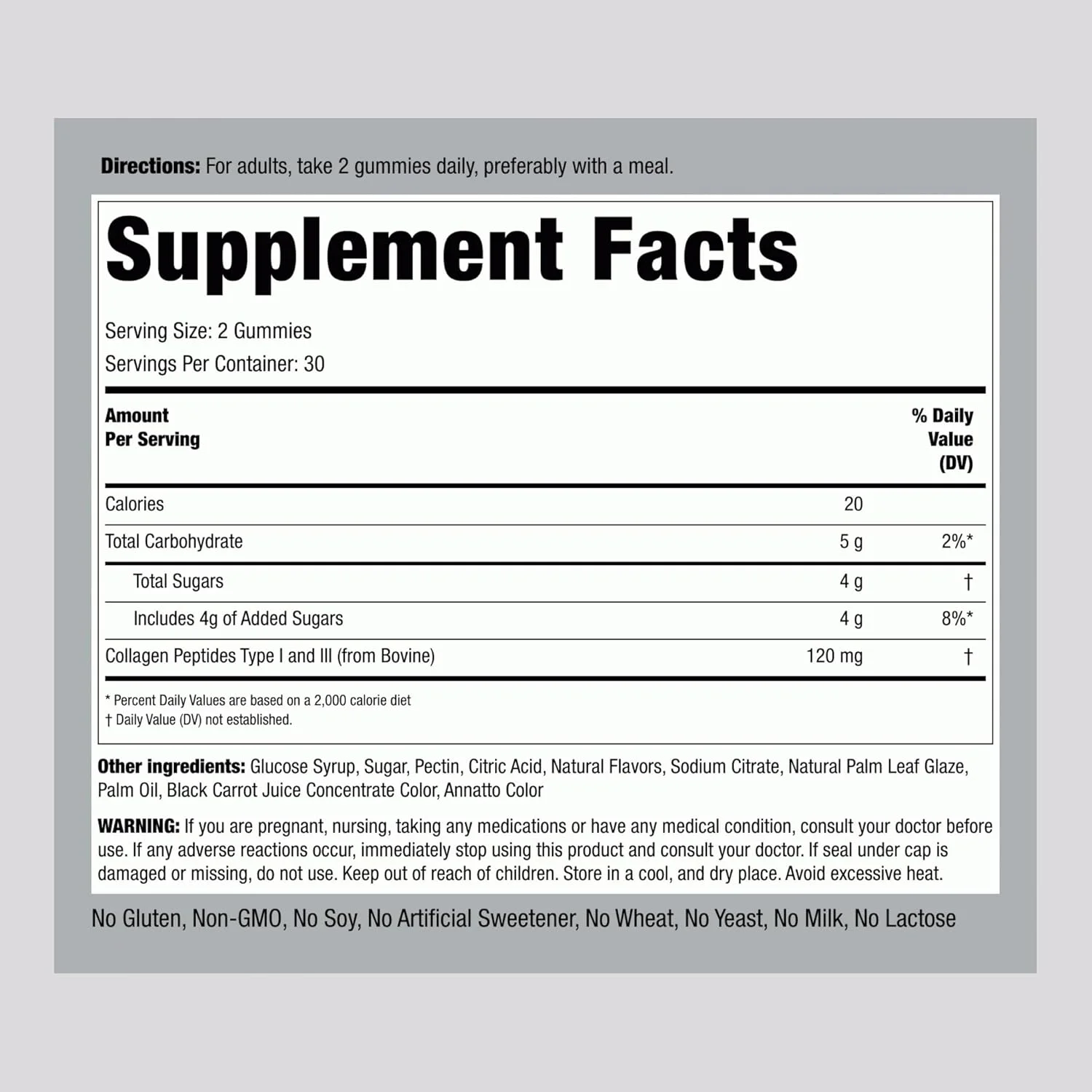 پاستیل کلاژن پایپینگ راک | 60 عدد | پپتیدهای کلاژن نوع 1 و 3 | طعم توت فرنگی | مکمل گاوی | غیر GMO، بدون گلوتن