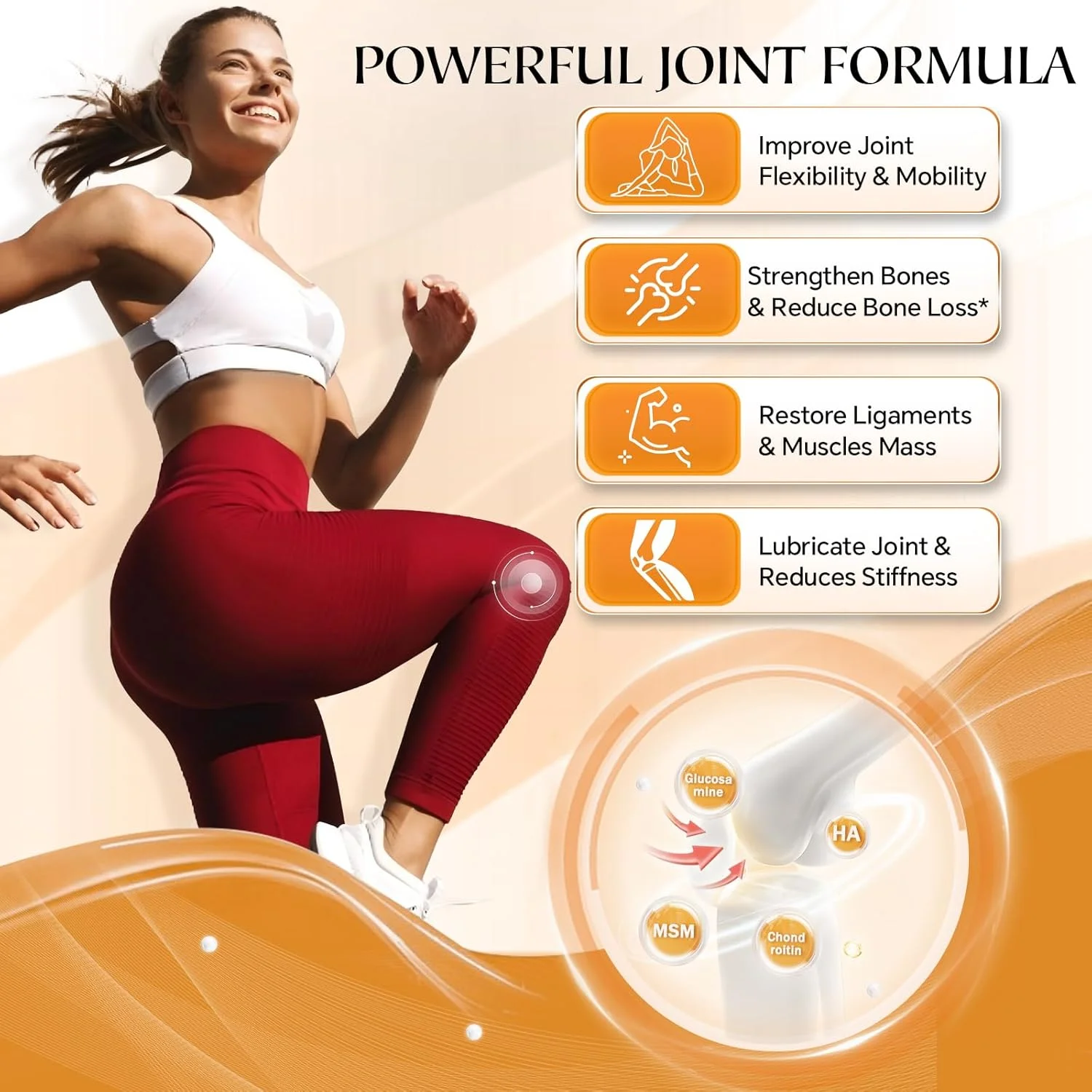 پودر پپتیدهای چند کلاژنه NATURE TARGET برای پشتیبانی از مفاصل، کلاژن هیدرولیز شده برای زنان و مردان با MSM + GC، کلاژن نوع I II III V X برای پوست، مو و ناخن، غیر GMO، 50 سروینگ