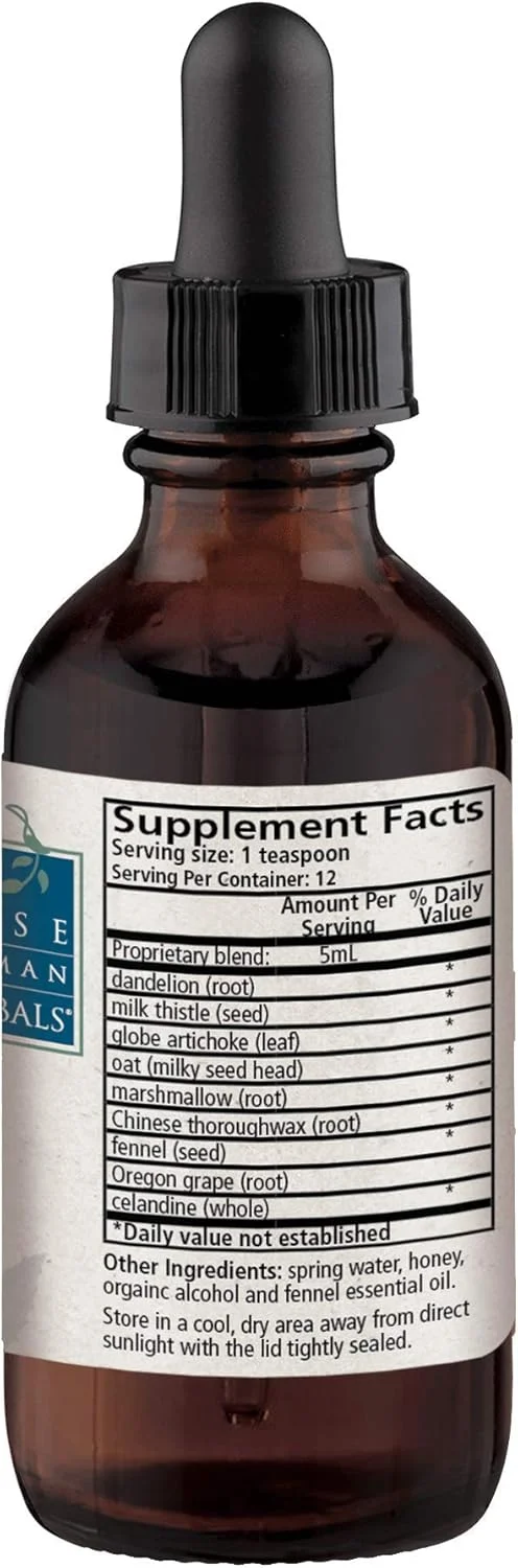 Wise Woman Herbals – Livixir 2 fl oz – پشتیبانی گوارشی کاملا طبیعی – ترویج عملکرد طبیعی و سالم کبد، کیسه صفرا و دستگاه گوارش