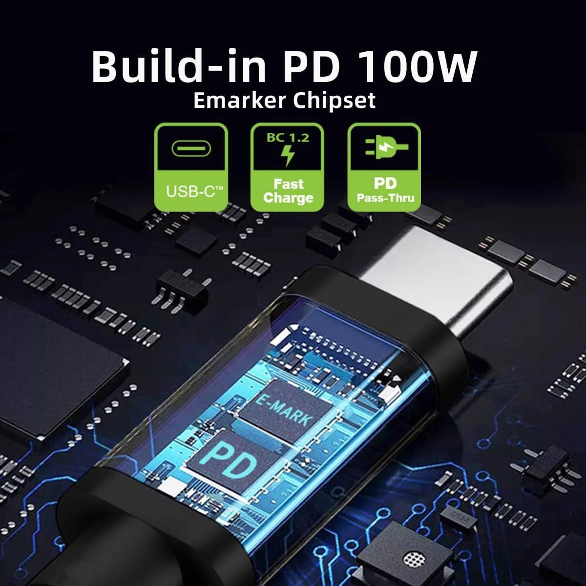 کابل شارژر تایپ سی xiwai 100W USB-C به ورودی 20V DC خروجی 4.5x3mm توان 20V 5A 65W سازگار با لپ تاپ های HP طول 180cm/5.9ft کابل شارژر تایپ سی xiwai 100W USB-C به ورودی 20V DC خروجی 4.5x3mm توان 20V 5A 65W سازگار با لپ تاپ های HP طول 180cm/5.9ft