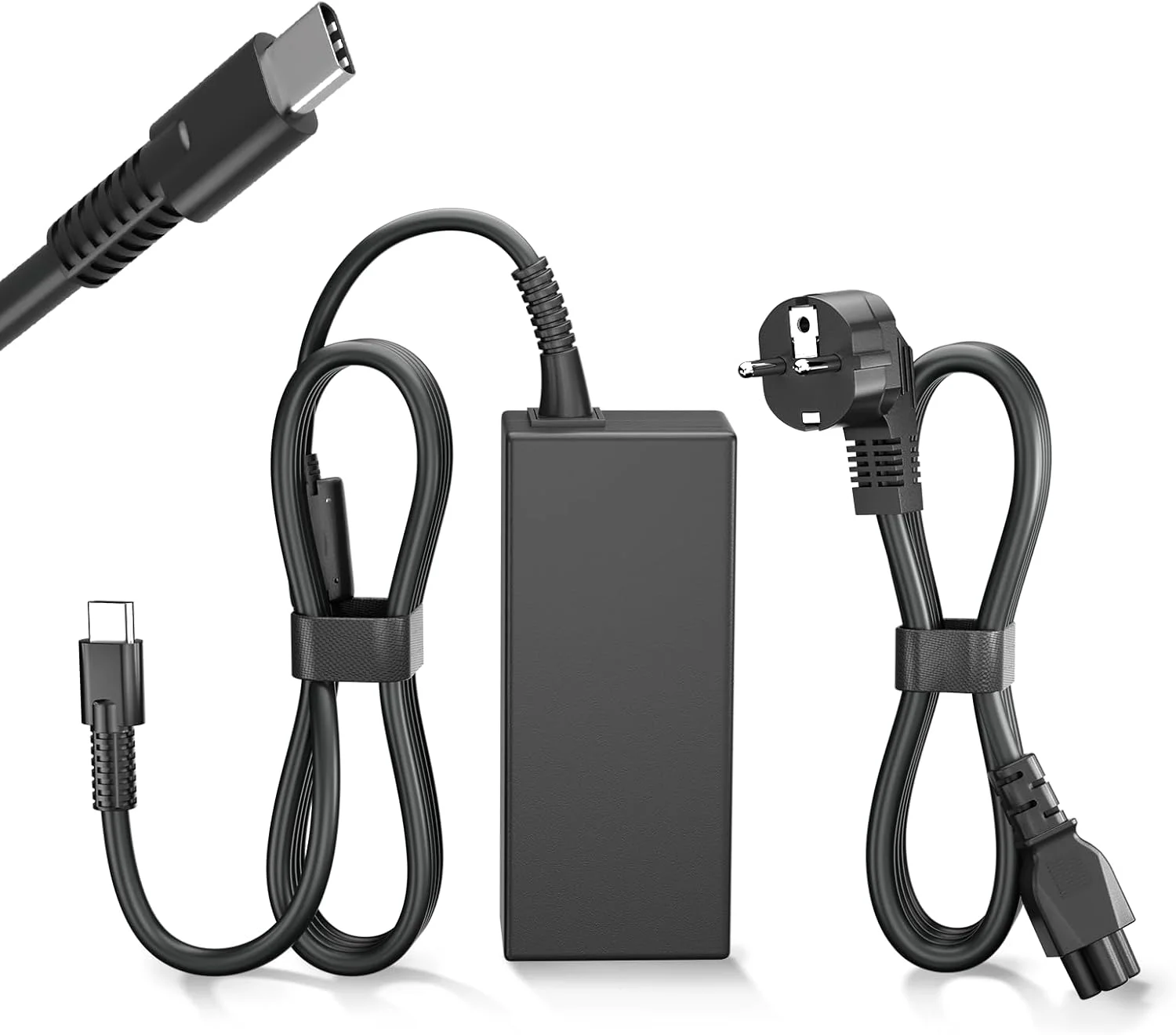 شارژر USB C قابل حمل 65 واتی برای HP EliteBook x360 1040 630 745 835 840 G9 845 860 G10 Elite x2 1012 G2 G4 G8 ProBook 440 450 455 460 Envy Spectre 20 ولت 3.25 آمپر آداپتور Chromebook Type-C