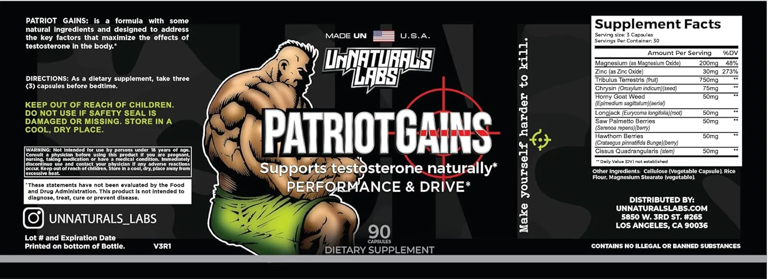 پاتریوت گینز - 60 کپسول