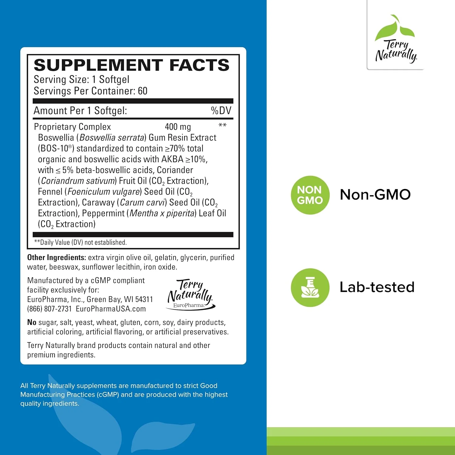مکمل پشتیبانی روده ای BosMed Terry Naturally - مکمل پشتیبانی گوارشی و روده ای - مکمل سلامت روده - پشتیبانی سلامت روده با گشنیز، رازیانه، زیره سیاه و نعناع فلفلی - 60 سافت ژل مکمل پشتیبانی روده ای BosMed Terry Naturally - مکمل پشتیبانی گوارشی و روده ای - مکمل سلامت روده - پشتیبانی سلامت روده با گشنیز، رازیانه، زیره سیاه و نعناع فلفلی - 60 سافت ژل