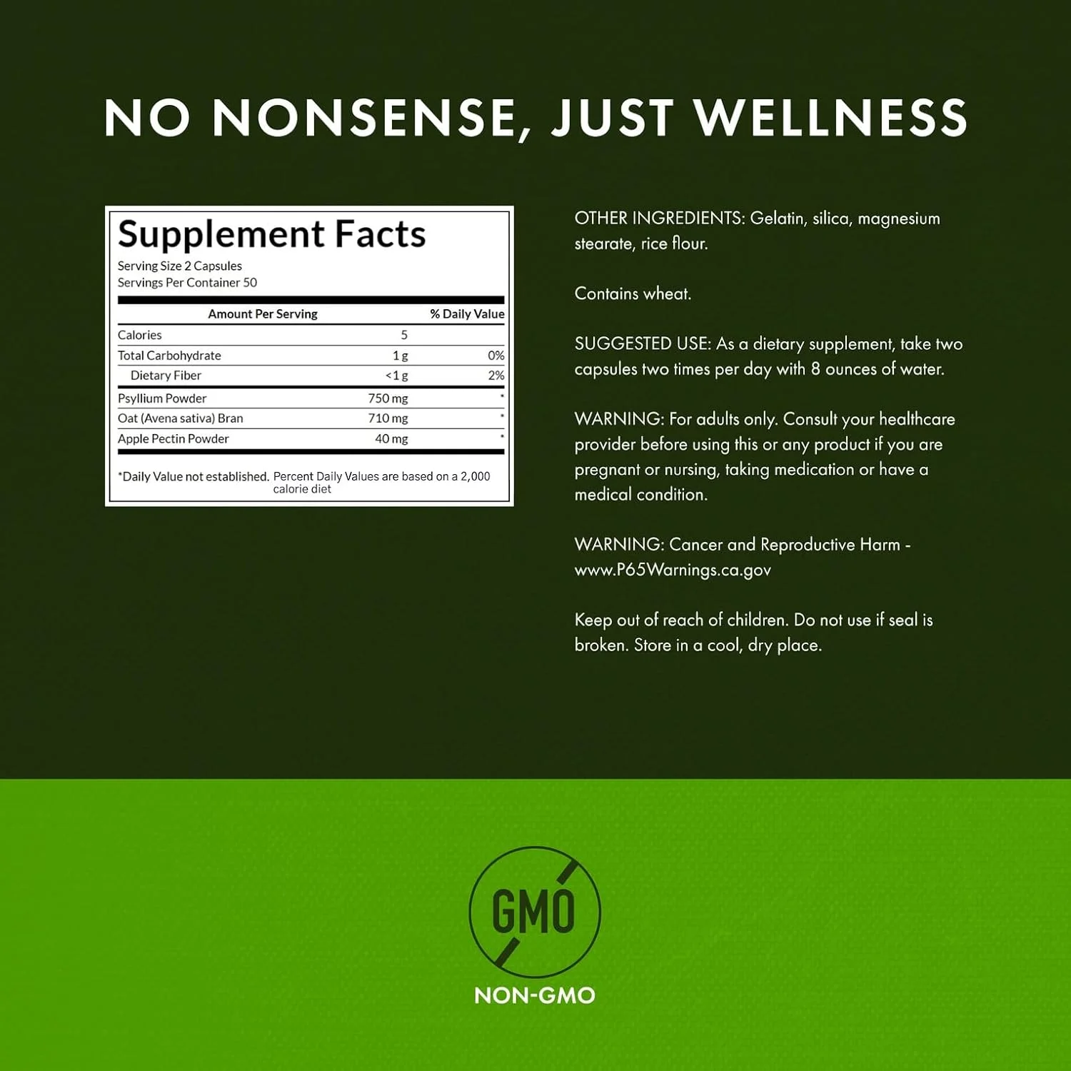 کمپلکس سه فیبر Swanson - مکمل سلامت دستگاه گوارش تهیه شده با پسیلیوم، سبوس جو دوسر و پکتین سیب - (100 کپسول) (بسته 4 عددی)