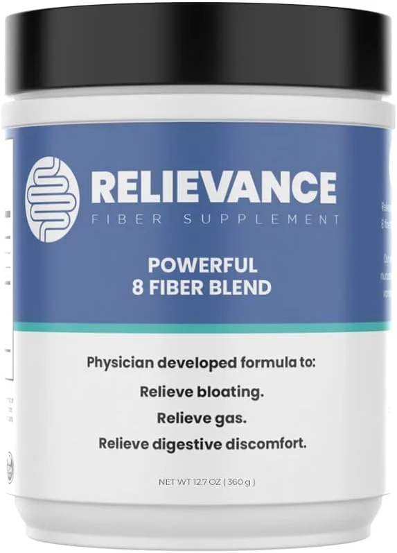 مکمل فیبر، مخلوط ممتاز ۸ فیبر، توسعه یافته توسط پزشکان، گیاهی، بدون مواد افزودنی یا شیرین کننده مصنوعی، بدون گلوتن، بدون لبنیات، ۶۰ سروینگ، تامین ۲ ماهه