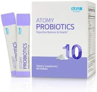 مکمل غذایی پروبیوتیک اتومی برای تعادل گوارشی و سلامتی، 60 بسته