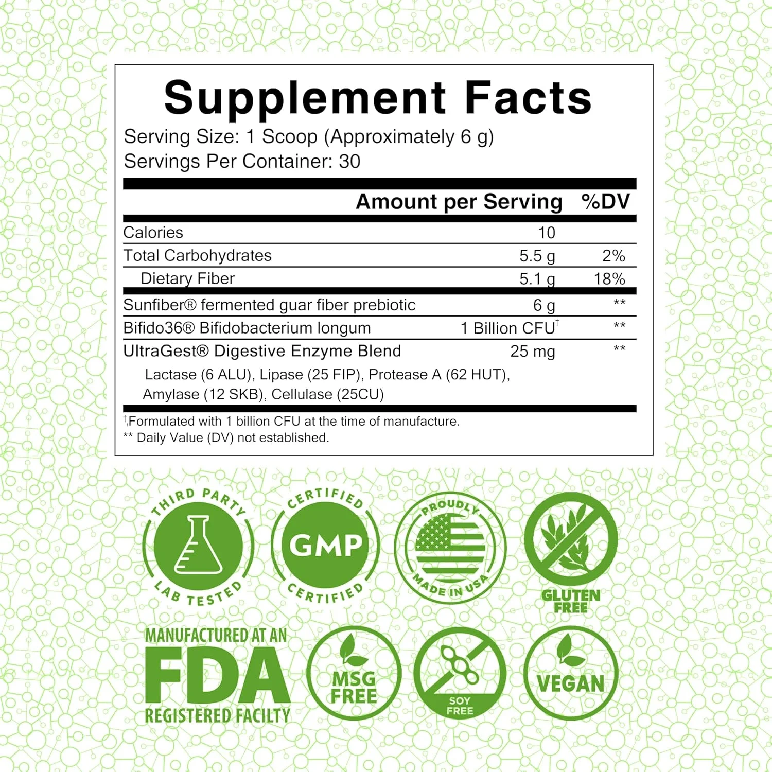 فیبر پریبیوتیک روده سالم لوییس لبز 170 گرم، فیبر پریبیوتیک با پروبیوتیکها و آنزیمهای گوارشی، فیبر پریبیوتیک روده، مناسب برای کتو، بدون گلوتن، بدون MSG، وگان فیبر پریبیوتیک روده سالم لوییس لبز 170 گرم، فیبر پریبیوتیک با پروبیوتیکها و آنزیمهای گوارشی، فیبر پریبیوتیک روده، مناسب برای کتو، بدون گلوتن، بدون MSG، وگان