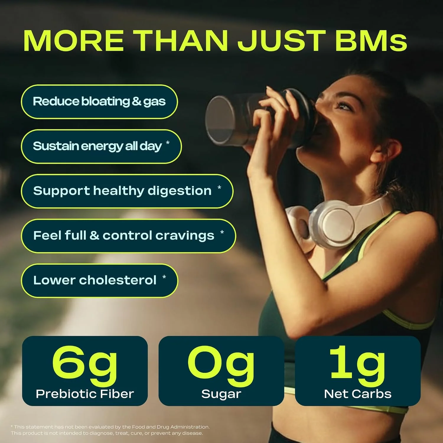 مکمل فیبر پری‌بیوتیک برای زنان و مردان - 6 گرم پودر فیبر پری‌بیوتیک - ترکیب روزانه برای سلامت روده، نفخ، هضم منظم و انرژی - محلول و نامحلول، بدون شکر، بدون طعم، 30 سروینگ