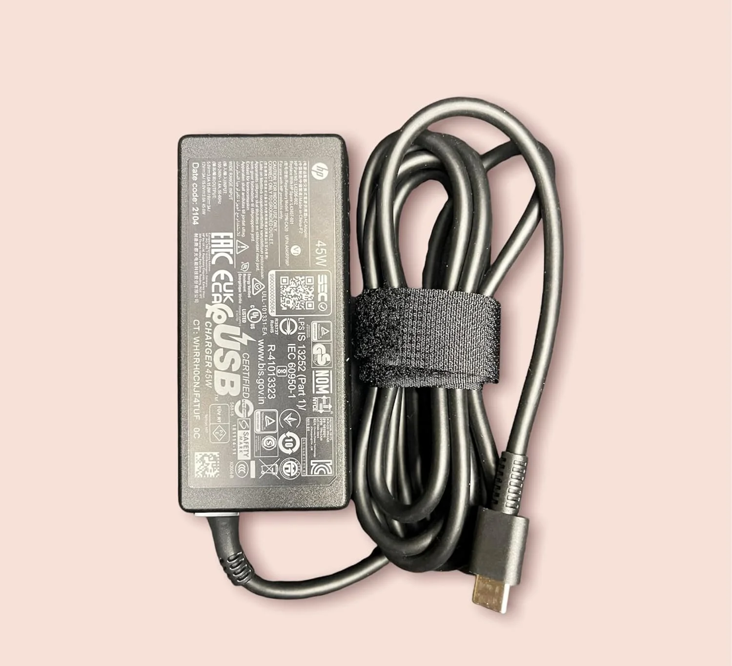 آداپتور AC اصلی HP مدل L42206-004 - 45W 15V 3A USB-C برای HP Spectre 13 X360، Elite X2 1012 G1، سازگار با P/N: TPN-AA07، L43407-001، L42206-004، TPN-LA19، L43407-001، L42206-001. آداپتور AC اصلی HP مدل L42206-004 - 45W 15V 3A USB-C برای HP Spectre 13 X360، Elite X2 1012 G1، سازگار با P/N: TPN-AA07، L43407-001، L42206-004، TPN-LA19، L43407-001، L42206-001.