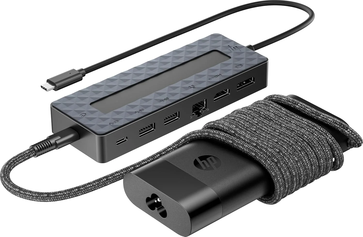 هاب USB-C یونیورسال HP و منبع تغذیه لپ تاپ هاب USB-C یونیورسال HP و منبع تغذیه لپ تاپ