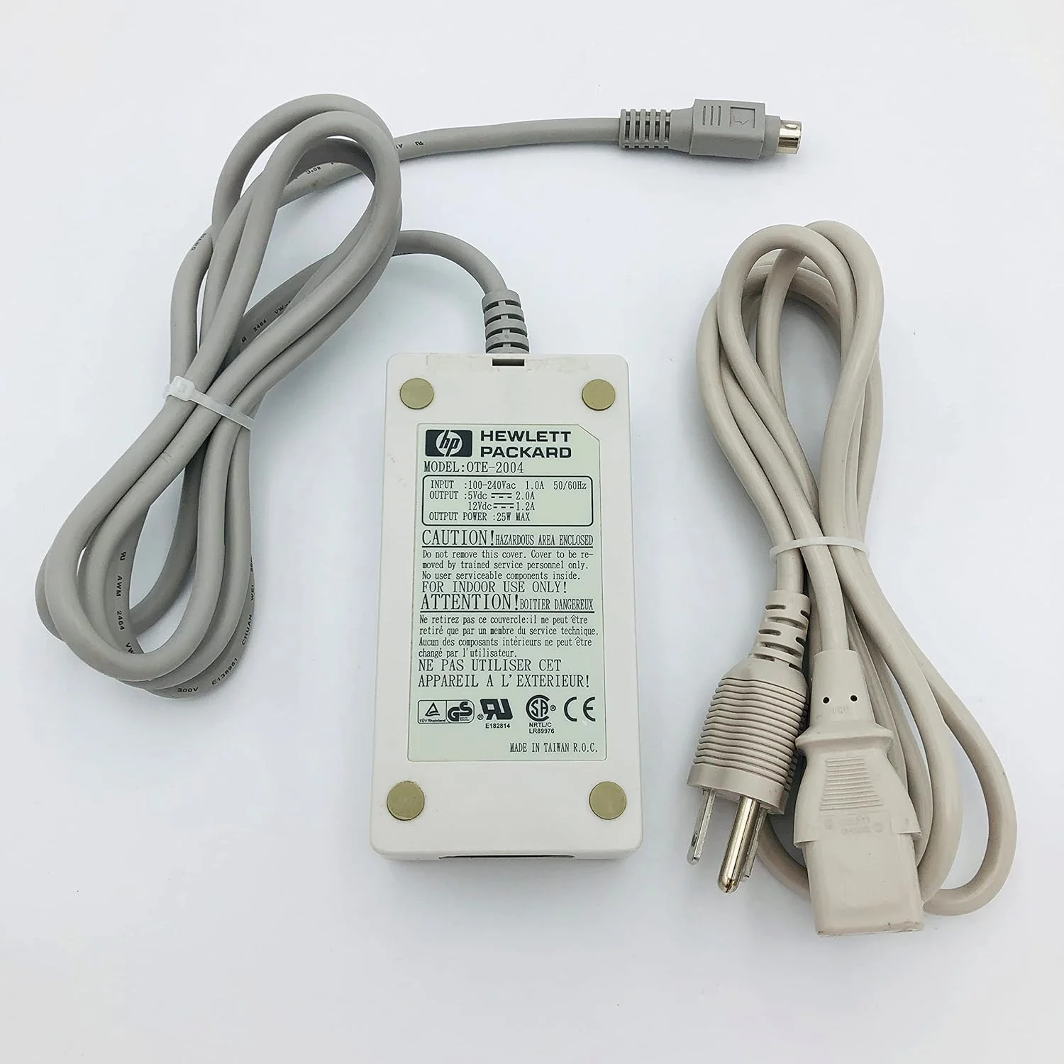 آداپتور برق متناوب HP - جدید 5 ولت DC/12 ولت DC 5 پین گرد