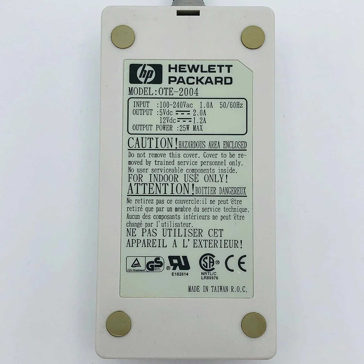 آداپتور برق متناوب HP - جدید 5 ولت DC/12 ولت DC 5 پین گرد آداپتور برق متناوب HP - جدید 5 ولت DC/12 ولت DC 5 پین گرد