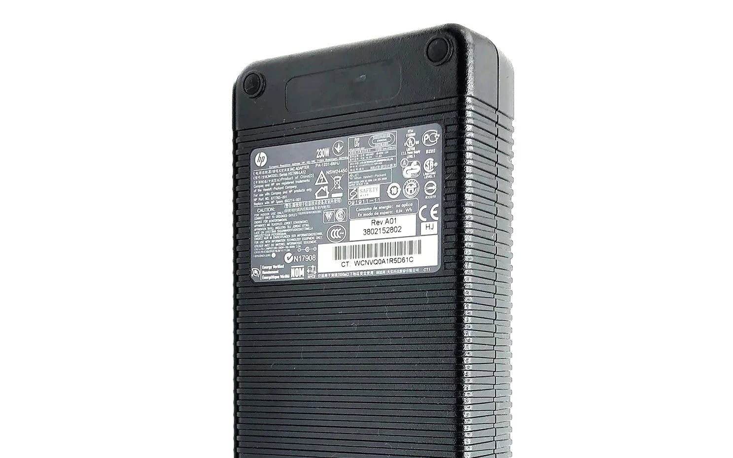 آداپتور 230 واتی HP مدل HSTNN-LA12 PA-1231 PA-1231-66HH آداپتور 230 واتی HP مدل HSTNN-LA12 PA-1231 PA-1231-66HH