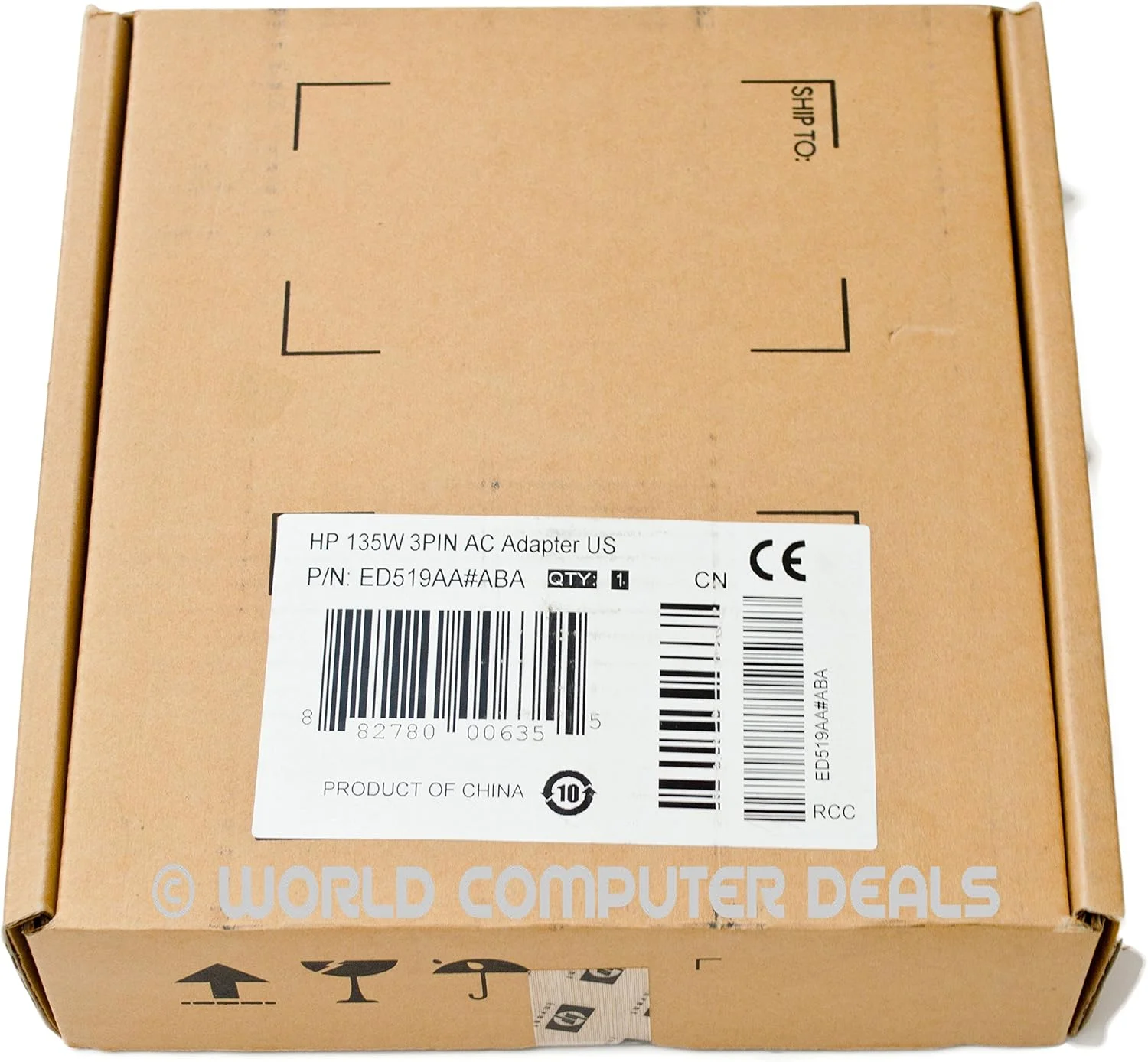 آداپتور AC سه پین 135 واتی HP آداپتور AC سه پین 135 واتی HP