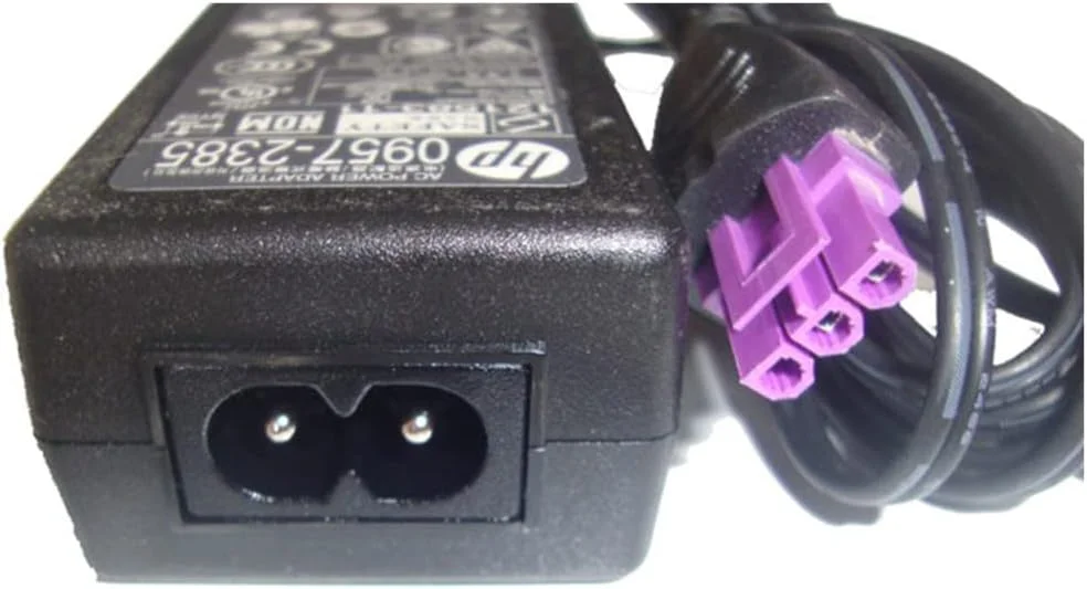 آداپتور برق برای پرینترهای HP 0957-2403 0957-2385 مدل های HP Deskjet 1010 1012 1510 1512 1514 1518 2515 2540 2542 2544 2548 و HP Officejet 2620 به همراه کابل برق