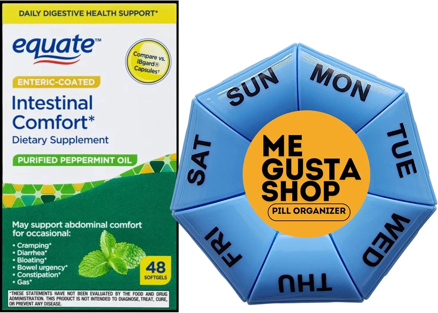 کپسول نرم روغن نعناع فلفلی اکوئیت، مکمل غذایی، 48 عدد به همراه جعبه قرص