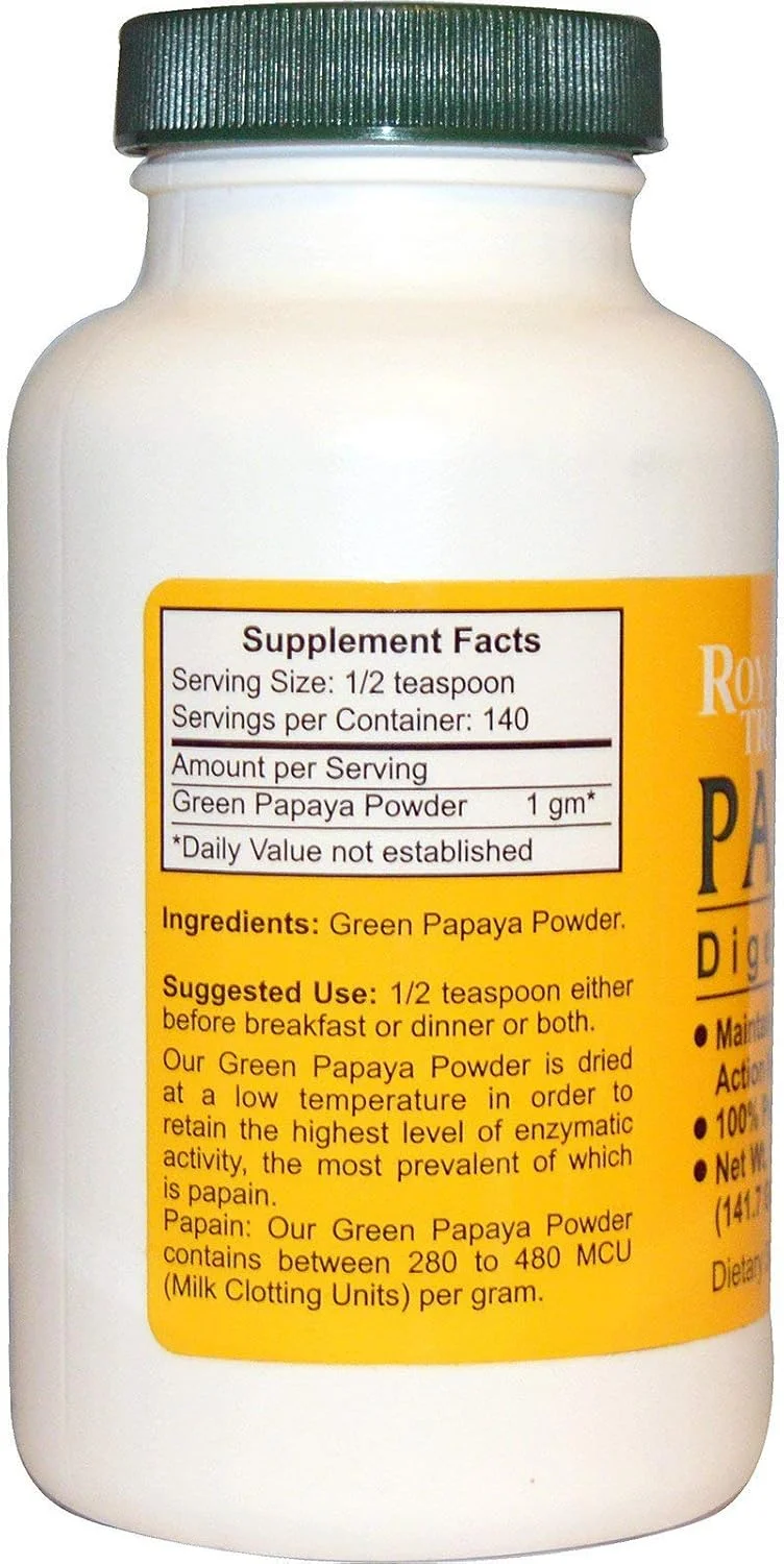 آنزیم های گوارشی پاپایای سبز 142 گرم