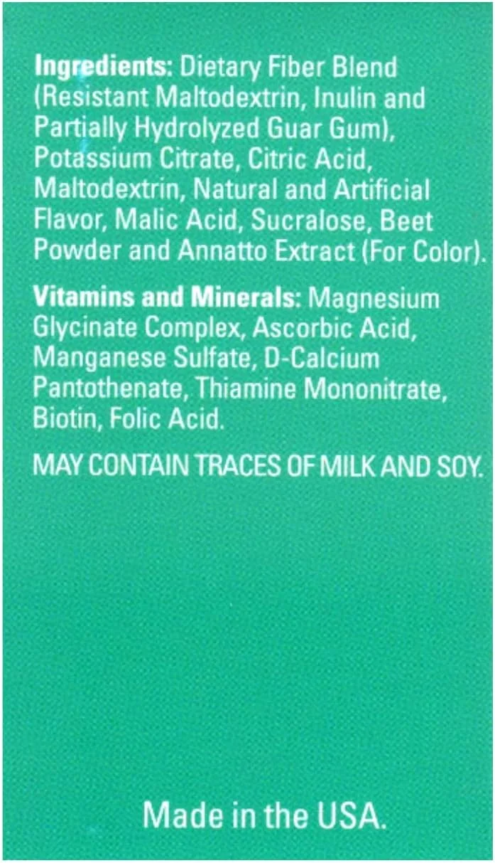 نوتریشِن ایالت ناتمگ - پودر نوشیدنی فیبر بالا، کم کالری، بدون چربی، بدون شکر، طعم طبیعی، سازگار با پروتئین ایده آل، بدون آسپارتام، 10 سروینگ در هر جعبه (میوه های مخلوط)