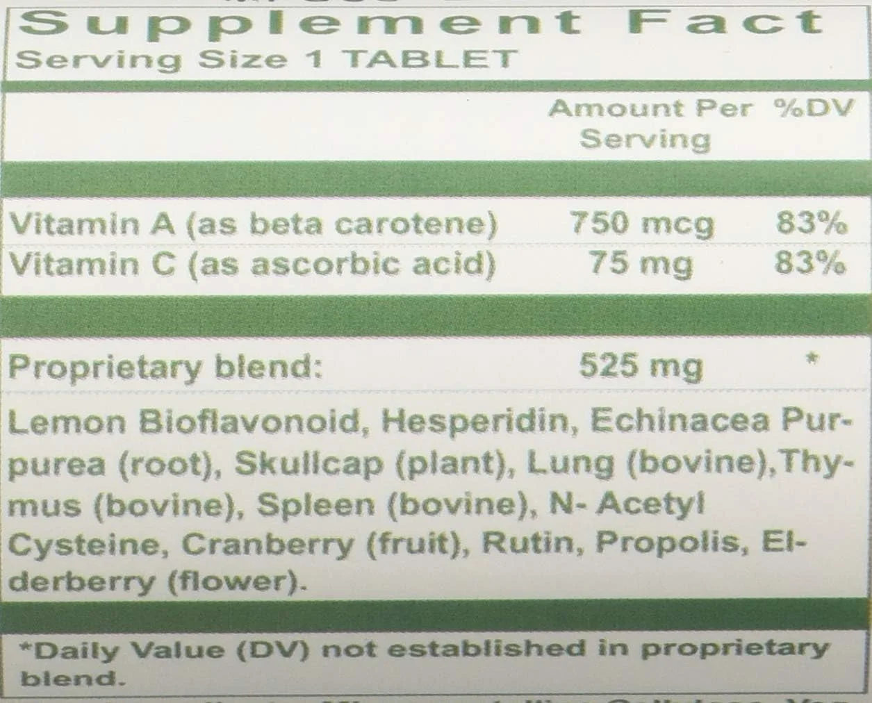 نوتری-وست - فرمول سینو-لانگ 60 قرص