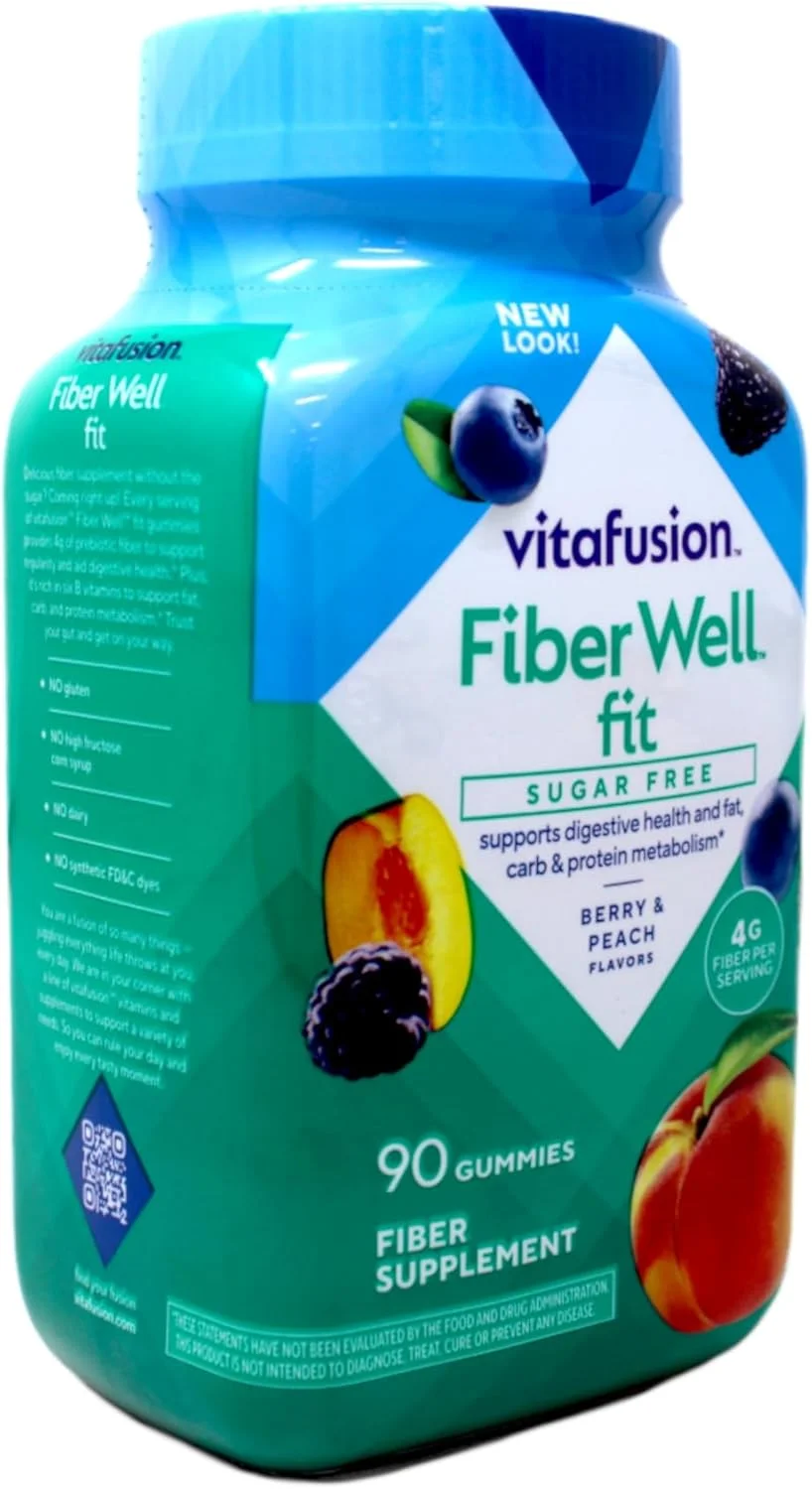 مکمل پاستیلی فیبر Mad Fiber Well Fit Natrue، سازگار با Vitafusion، بسته 90 عددی مکمل پاستیلی فیبر Mad Fiber Well Fit Natrue، سازگار با Vitafusion، بسته 90 عددی
