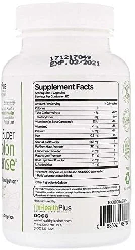 پاک کننده قوی روده 120 کپسول