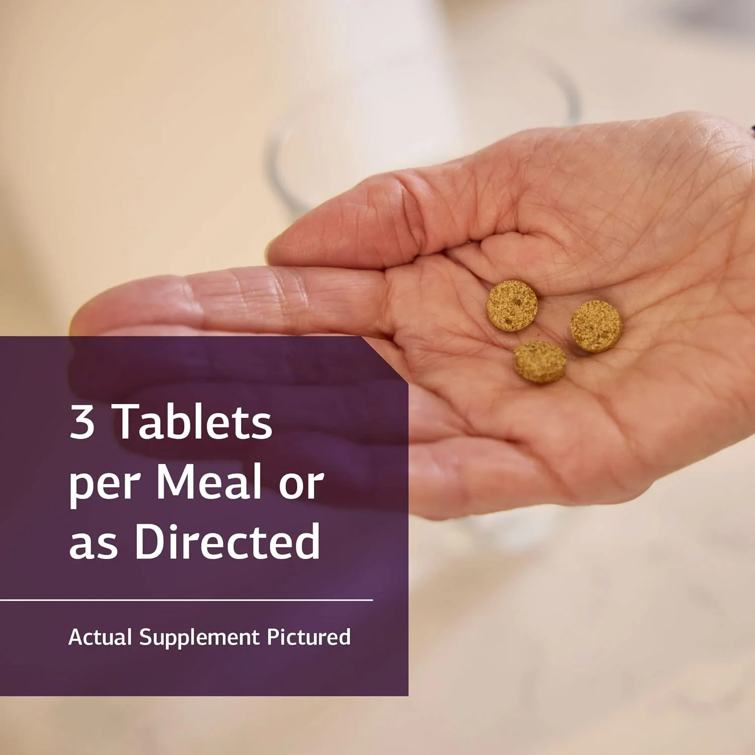 درنامین استاندارد پروسس - آنتی اکسیدان غذای کامل، پشتیبانی از خلق و خو، پشتیبانی از آدرنال و پشتیبانی از سیستم ایمنی با شیتاکه، یونجه، سبوس برنج، ریبوفلاوین، لاکتات کلسیم، کولین - 90 قرص