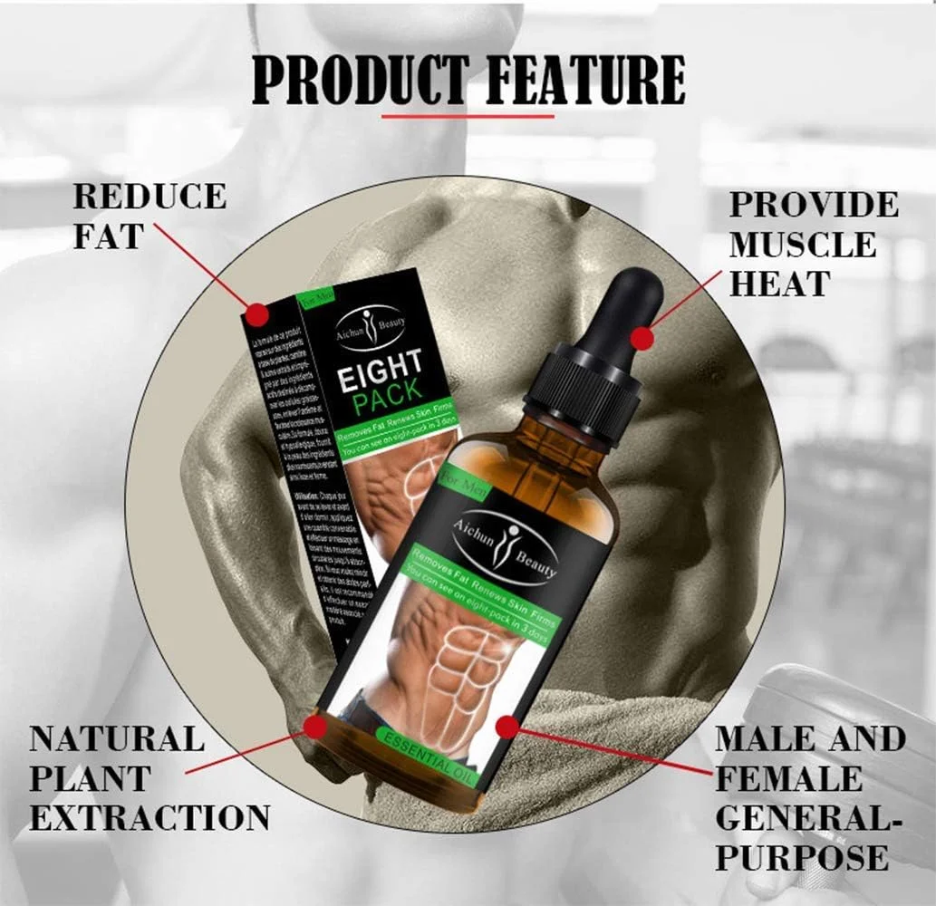 روغن تقویت کننده عضلات شکم آقایان آیچون بیوتی، تقویت کننده کمر و بالاتنه، صاف کننده خطوط، مناسب ورزش و تناسب اندام، چربی سوز، فرم دهنده عضلات، تجدید کننده پوست، کاهش وزن، کرم لاغری 30 میلی لیتر