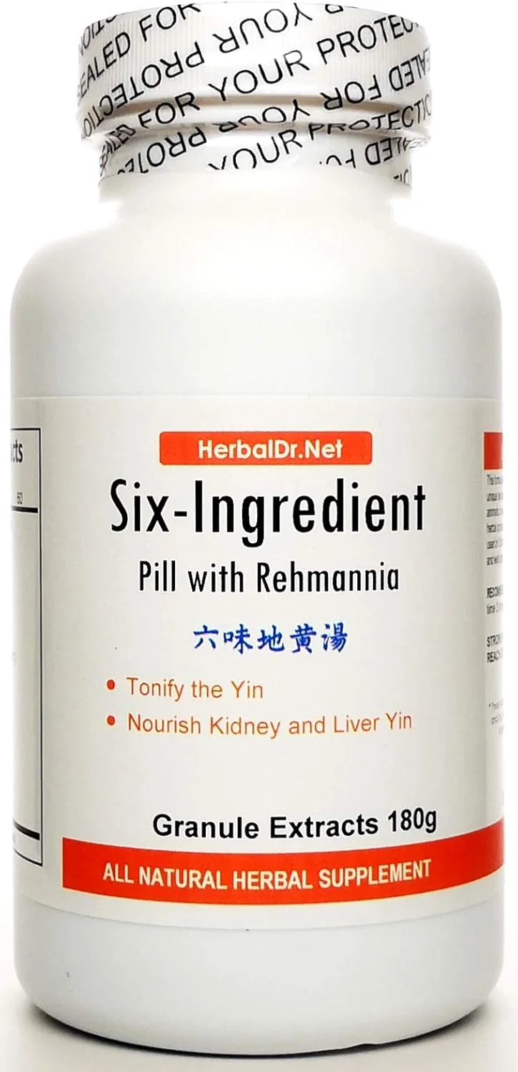 چای پودری عصاره رهمانیا با فرمول شش ماده ای 180 گرم (Liu Wei Di Huang Tang) آماده نوشیدن 100% گیاهان طبیعی