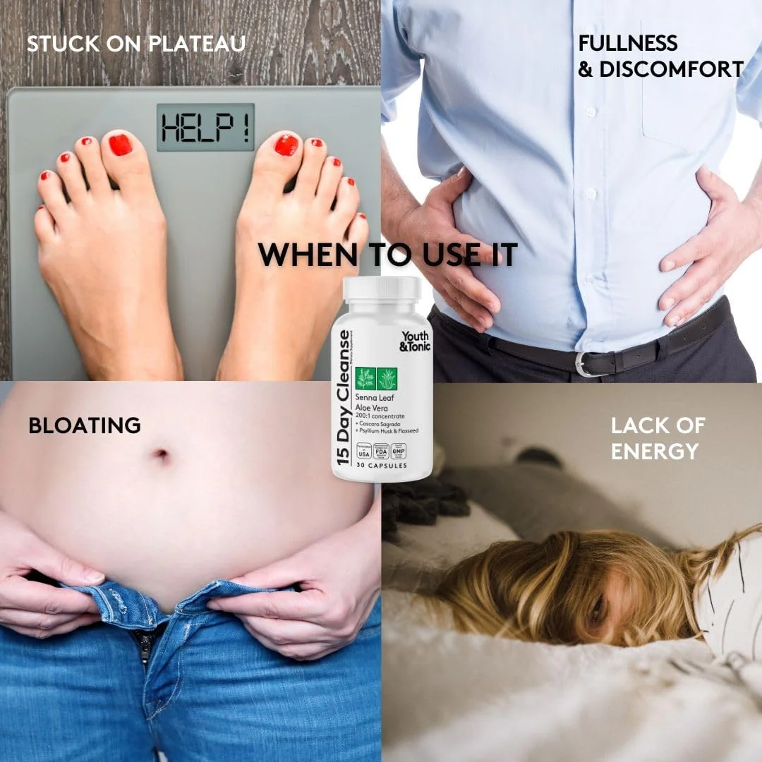 پاکسازی شروع سریع جوانی و نشاط - قرص های دفع وزن آب و پاک کننده روده بزرگ 15 روزه و پاک کننده روده برای نفخ، انرژی و حمایت از متابولیسم - کمک به از بین بردن مایعات اضافی برای بدنی سبک تر - 90 کپسول پاکسازی شروع سریع جوانی و نشاط - قرص های دفع وزن آب و پاک کننده روده بزرگ 15 روزه و پاک کننده روده برای نفخ، انرژی و حمایت از متابولیسم - کمک به از بین بردن مایعات اضافی برای بدنی سبک تر - 90 کپسول