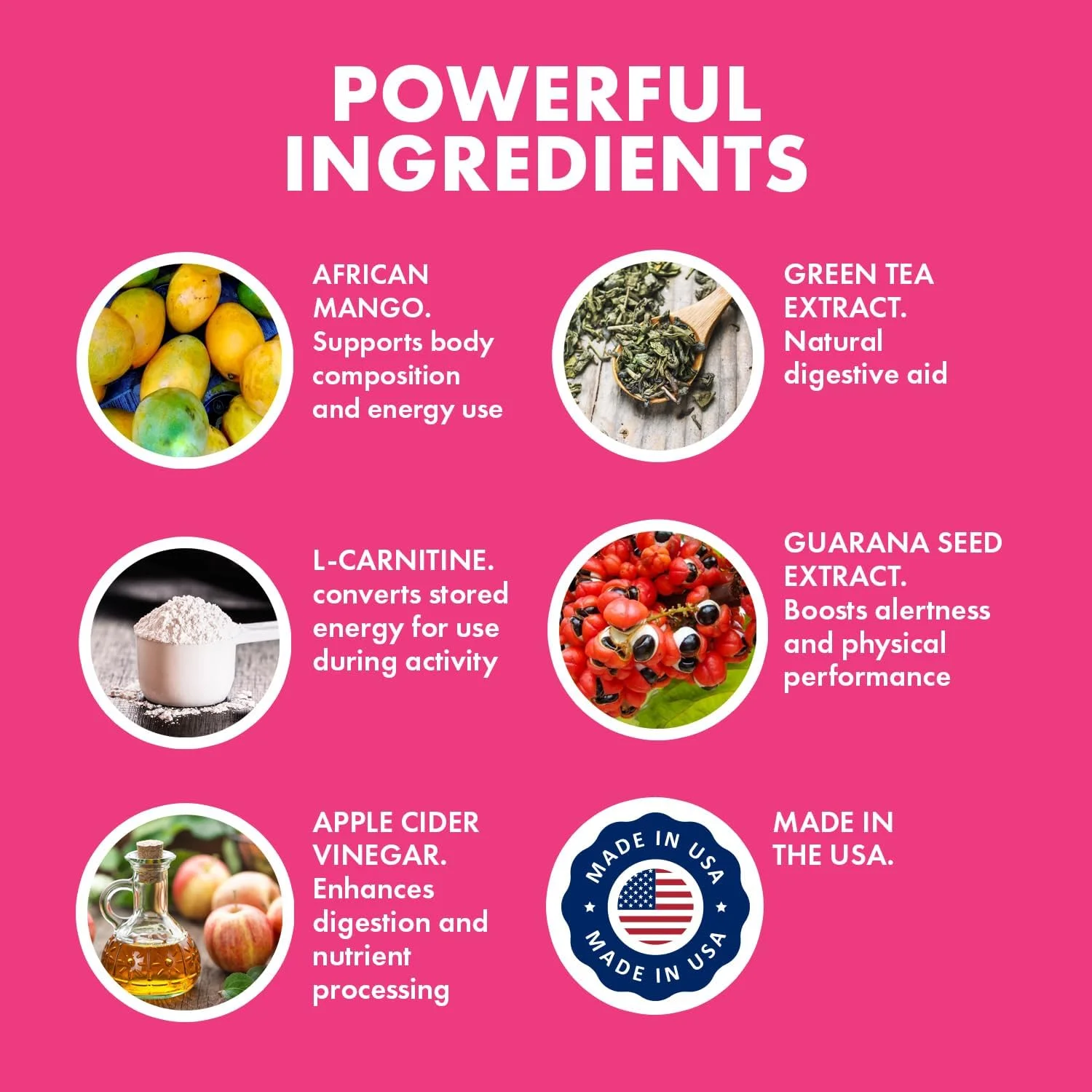 بله شما می توانید! مکمل های غذایی کاهش وزن - حاوی انبه آفریقایی، ال-کارنیتین، سرکه سیب، عصاره چای سبز و کافئین گرفته شده از عصاره دانه گوارانا، 30 کپسول/ تامین یک ماهه