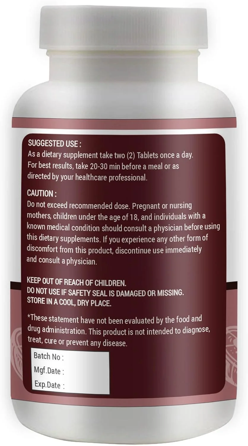 قرص های تری فالا، 300 عدد، تامین 5 ماهه - مکمل گیاهی با آمله، هاریتاکی و باهدا - پشتیبانی از سلامت دستگاه گوارش (بسته 1 عددی)