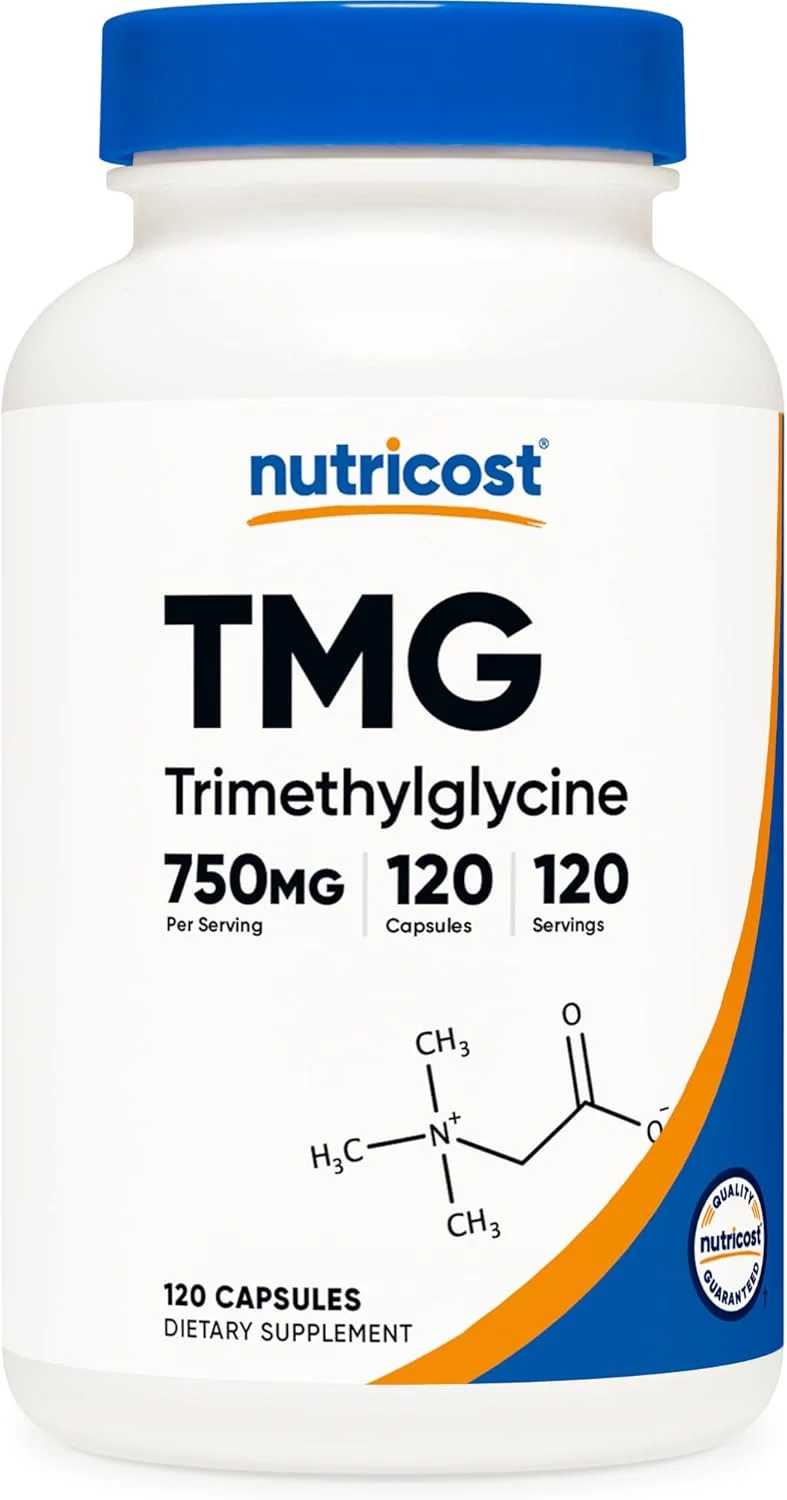 تری متیل گلیسین (TMG) نوتری‌کاست 750 میلی‌گرم، 120 کپسول
