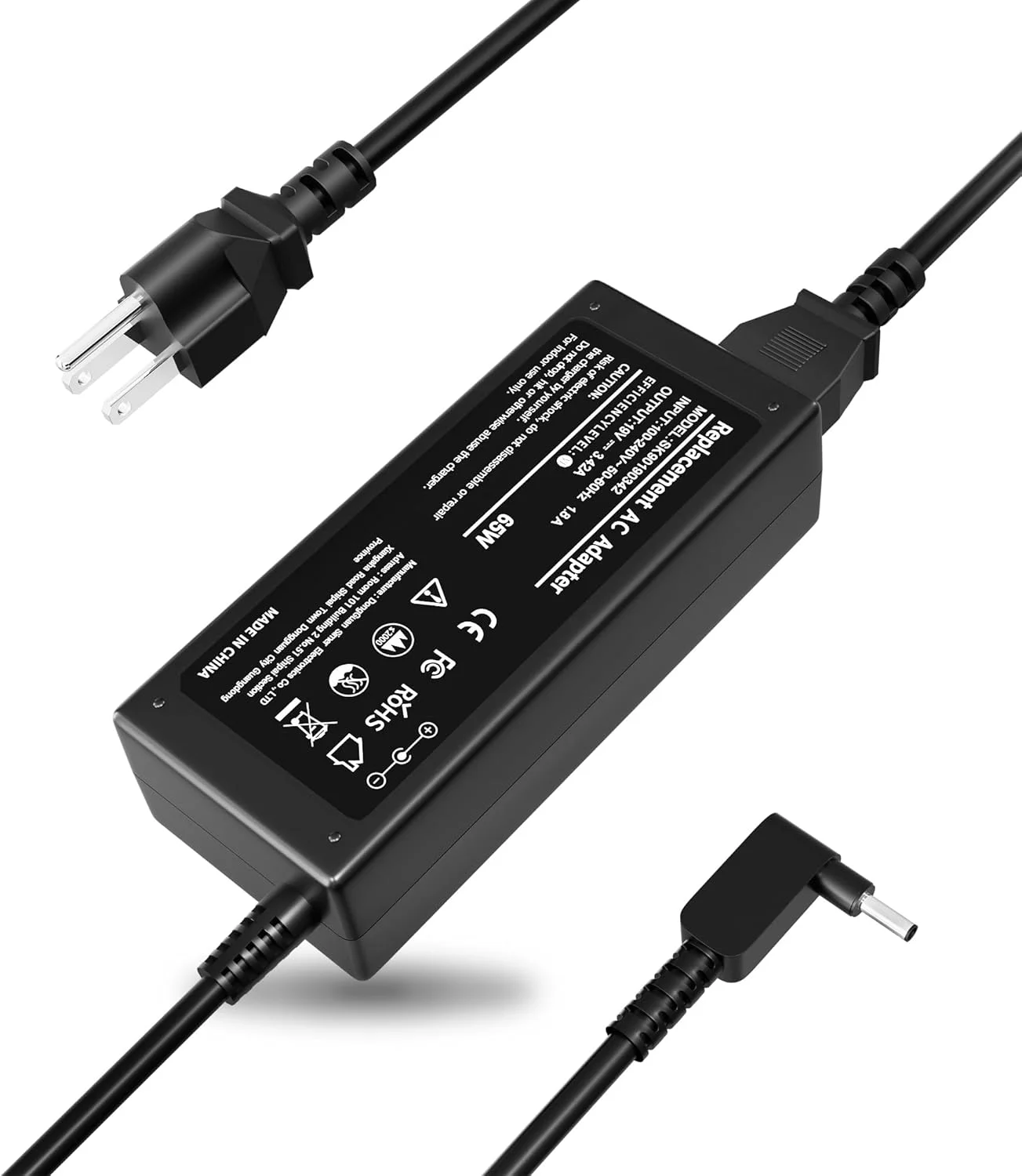 شارژر لپ تاپ 65 وات 19 ولت 3.42 آمپر سازگار با Acer Chromebook N15Q9 N15Q8 N16P1 N20C5 A13-045N2A A11-065N1A Pa-1450-26 CB3 CB5 C740 C720 Aspire 3 5 R15 Slim A515-54 Spin 1 3 5 Swift 3 شارژر لپ تاپ 65 وات 19 ولت 3.42 آمپر سازگار با Acer Chromebook N15Q9 N15Q8 N16P1 N20C5 A13-045N2A A11-065N1A Pa-1450-26 CB3 CB5 C740 C720 Aspire 3 5 R15 Slim A515-54 Spin 1 3 5 Swift 3