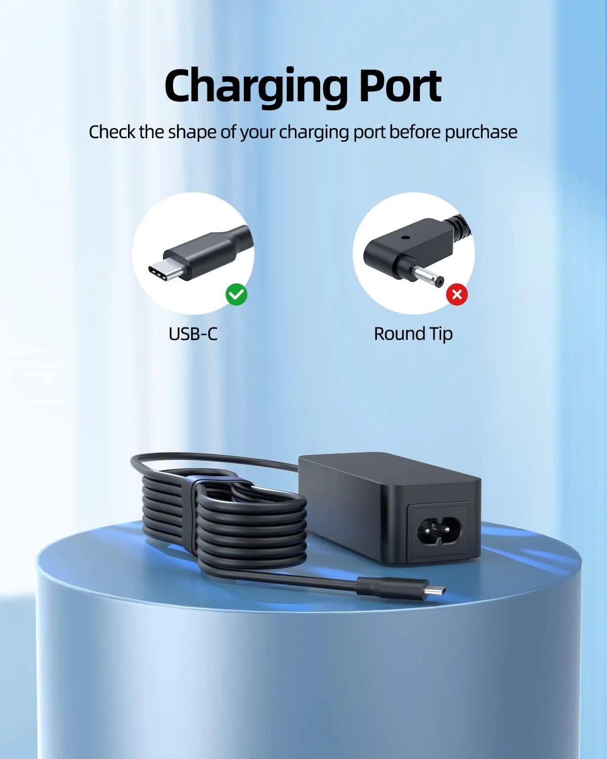 شارژر یونیورسال 45 واتی USB Type C کرومبوک Superer برای لپتاپهای HP، Dell، Acer، Asus، Lenovo، Samsung، آداپتور AC کامپیوتر جایگزین یونیورسال - دارای گواهی ایمنی UL شارژر یونیورسال 45 واتی USB Type C کرومبوک Superer برای لپتاپهای HP، Dell، Acer، Asus، Lenovo، Samsung، آداپتور AC کامپیوتر جایگزین یونیورسال - دارای گواهی ایمنی UL