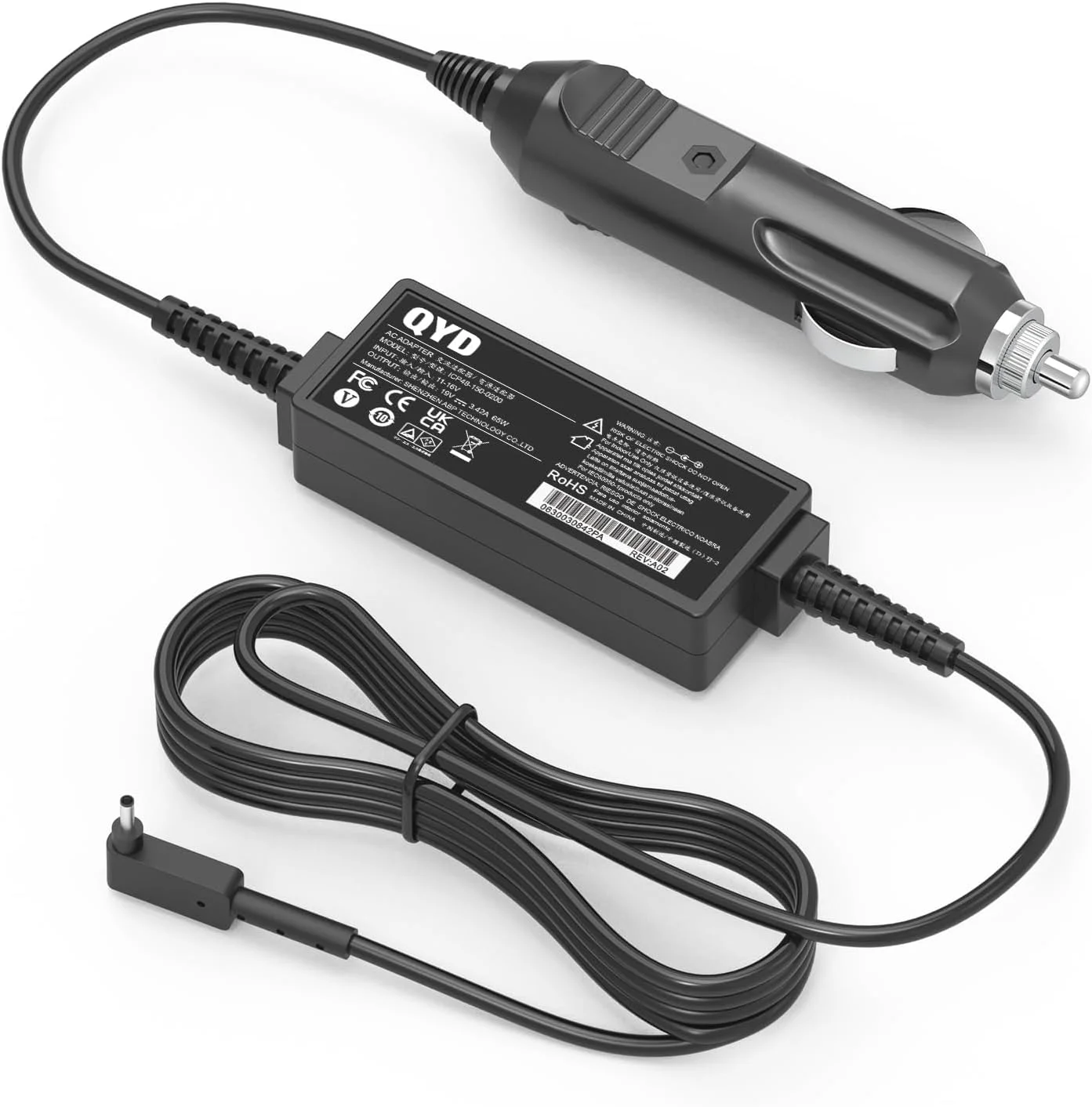 شارژر فندکی لپ تاپ 65 واتی برای ایسر اسپایر 1 3 5 A315-23 A315-24P A315-24PT A315-24P-R7VH A515-44 A515-45 A515-46 A515-54 A515-55 A515-56 A517-53 A517-54 A115-32 N20C6 ایسر اسپایر گو 15 14 AG15-31P