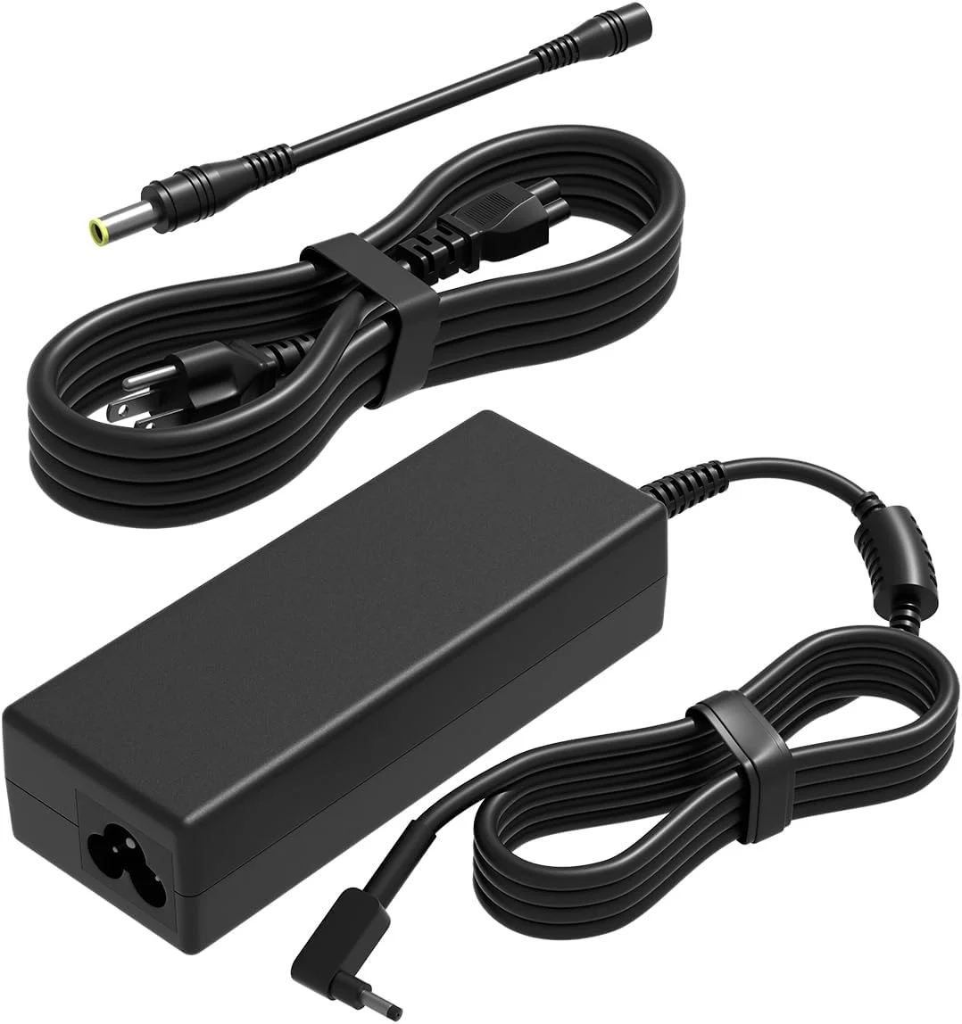 65W Charger Compatible with Acer Aspire 14 15 5 3 1 R14 R13 V13 Vero/Go 14 15, Spin 1 3 5, Swift 5 3 1 11 12, Chromebook R 11 R 13 14 15 CB3 CB5 C720, TravelMate P2 P4 P6 X3 Laptop