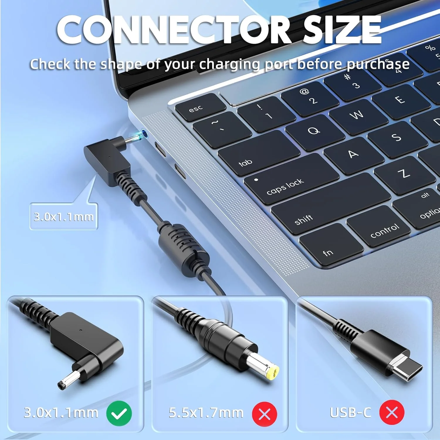 شارژر لپتاپ 65 واتی سازگار با مدلهای Acer N15Q10 N15Q9 N15Q8 N15V1 N15V2 N15C3 N16P1 N16Q9 N20C4 N20C5 N20C6 N22C6 N23C3 N16C4 N16Q4 N16Q1 N16P3 N18P3 N18Q13 آداپتور برق شارژر لپتاپ 65 واتی سازگار با مدلهای Acer N15Q10 N15Q9 N15Q8 N15V1 N15V2 N15C3 N16P1 N16Q9 N20C4 N20C5 N20C6 N22C6 N23C3 N16C4 N16Q4 N16Q1 N16P3 N18P3 N18Q13 آداپتور برق