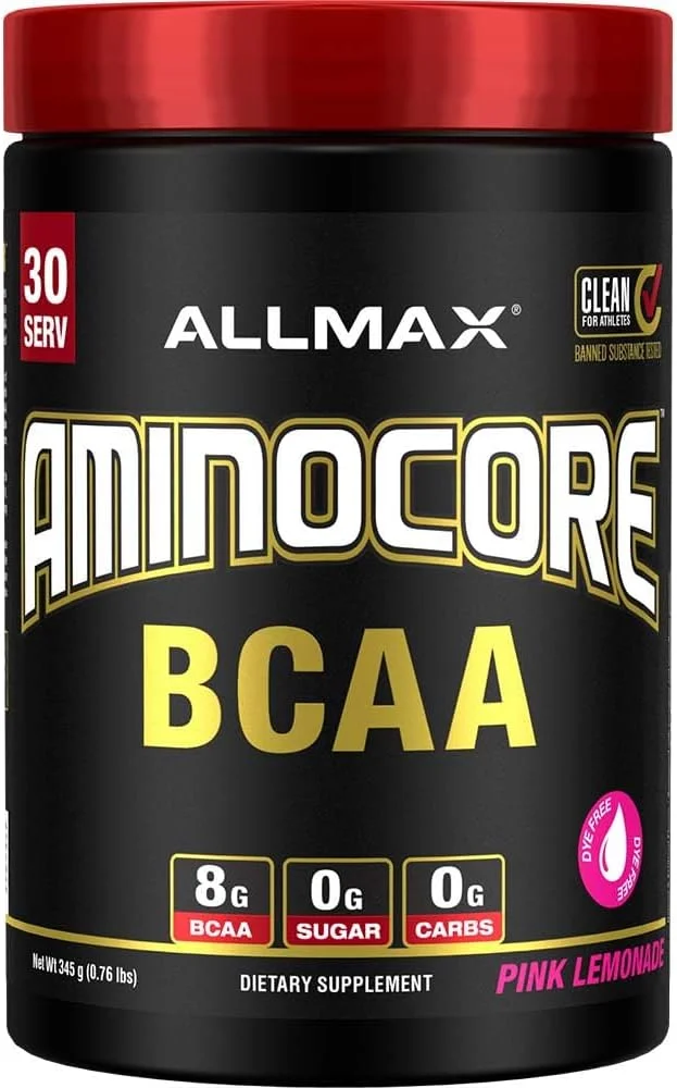 آمینو اسیدهای شاخه ای ALLMAX Nutrition AMINOCORE BCAA - 8 گرم BCAA - 100% خالص - بدون گلوتن - لیموناد صورتی - 315 گرم آمینو اسیدهای شاخه ای ALLMAX Nutrition AMINOCORE BCAA - 8 گرم BCAA - 100% خالص - بدون گلوتن - لیموناد صورتی - 315 گرم