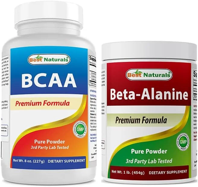 پودر بی سی ای ای نچرالز، ۲۲۶ گرم و پودر بتا آلانین، ۴۵۳ گرم پودر بی سی ای ای نچرالز، ۲۲۶ گرم و پودر بتا آلانین، ۴۵۳ گرم