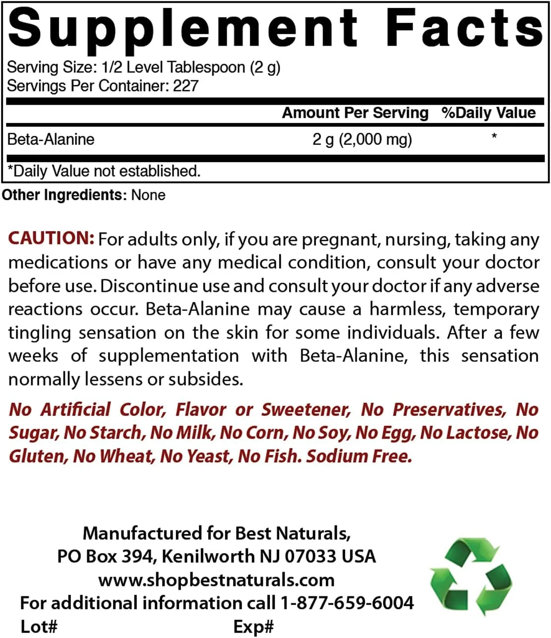 پودر بی سی ای ای نچرالز، ۲۲۶ گرم و پودر بتا آلانین، ۴۵۳ گرم پودر بی سی ای ای نچرالز، ۲۲۶ گرم و پودر بتا آلانین، ۴۵۳ گرم