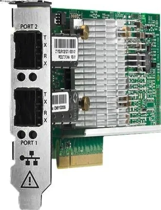 کارت شبکه دو پورت HPE 530SFP+ با سرعت 10 گیگابیت اترنت و رابط PCI Express 3.0 x8 مناسب سرورهای ProLiant DL160 Gen8 | 652503-B21