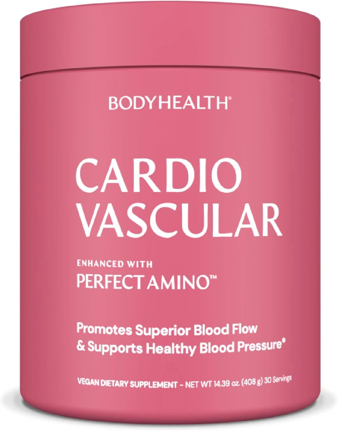 مکمل سلامت قلب و عروق BodyHealth Cardio Vascular با PerfectAmino، پشتیبانی از جریان خون و سلامت قلب با CoQ10، نیکوتینامید ریبوزید، رزوراترول و D-ریبوز، طعم شکلات، 30 سروینگ مکمل سلامت قلب و عروق BodyHealth Cardio Vascular با PerfectAmino، پشتیبانی از جریان خون و سلامت قلب با CoQ10، نیکوتینامید ریبوزید، رزوراترول و D-ریبوز، طعم شکلات، 30 سروینگ