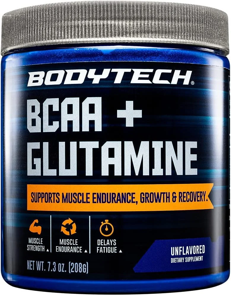 پودر BCAA + گلوتامین BODYTECH - پشتیبانی از ریکاوری عضلات، قدرت و استقامت - بدون طعم برای استفاده متنوع (207 گرم، 30 سروینگ) پودر BCAA + گلوتامین BODYTECH - پشتیبانی از ریکاوری عضلات، قدرت و استقامت - بدون طعم برای استفاده متنوع (207 گرم، 30 سروینگ)